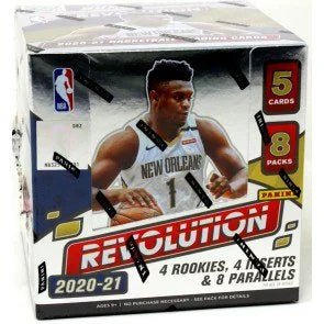 2020-21 Panini Revolution Basketball Hobby 16 Box Case (Ships Sealed Only)