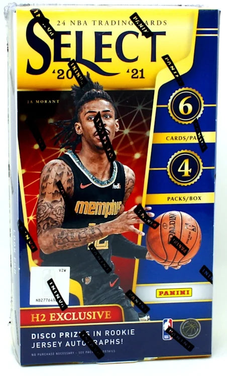 2020-21 Panini Select Basketball H2 20 Box Case