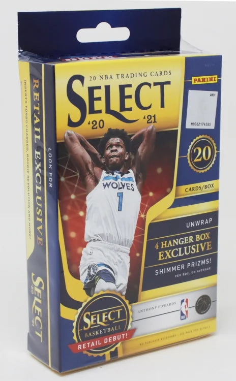 2020-21 Panini Select Basketball Hanger Pack 20 Box Lot