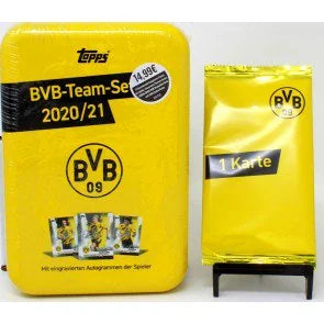 2020/21 Topps BVB Dortmund Soccer Team Set Box + Parallel Pack