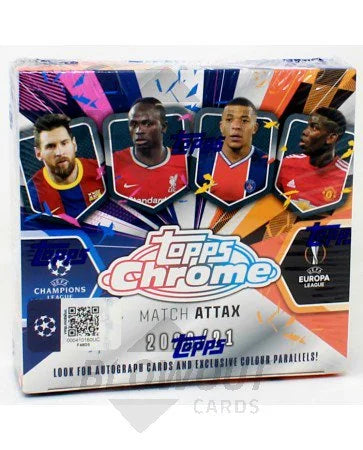 DRAFT - 2020-21 Topps Chrome UEFA Match Attax Soccer | 12-Box Case