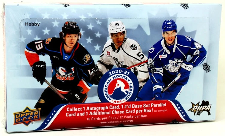 2020-21 Upper Deck AHL Hockey Hobby 24 Box Case