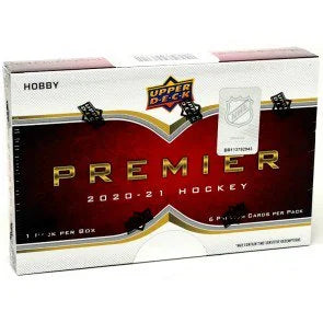 2020 21 Upper Deck Premier Hockey Hobby 5 Box Case (Ships Sealed Only)