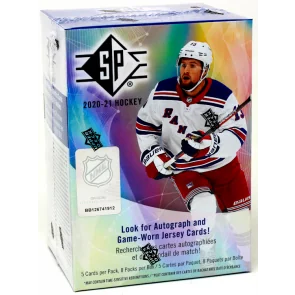 2020 21 Upper Deck SP Authentic Hockey Blaster Case 20 Boxes (Ships Sealed Only)