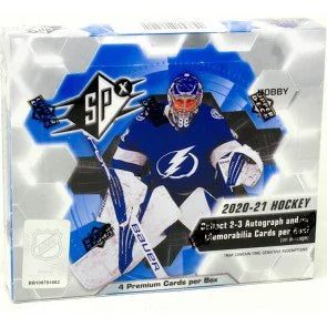 2020 21 Upper Deck SPX Hockey Hobby Box (Ships Sealed Only)
