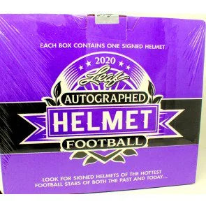 2020 Leaf Autographed Full Size Football Helmet Box (Ships Sealed Only)