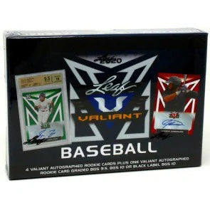 2020 Leaf Valiant Baseball Hobby Box (Ships Sealed Only)