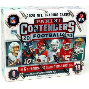 2020 Panini Contenders Football Hobby Case 12 Boxes (Ships Sealed Only)