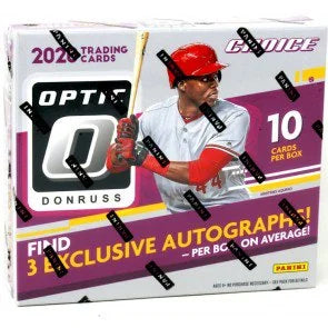 2020 Panini Donruss Optic Choice Baseball 20 Box Case (Ships Sealed Only)