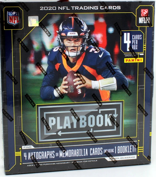 2020 Panini Playbook Football Hobby 16 Box Case