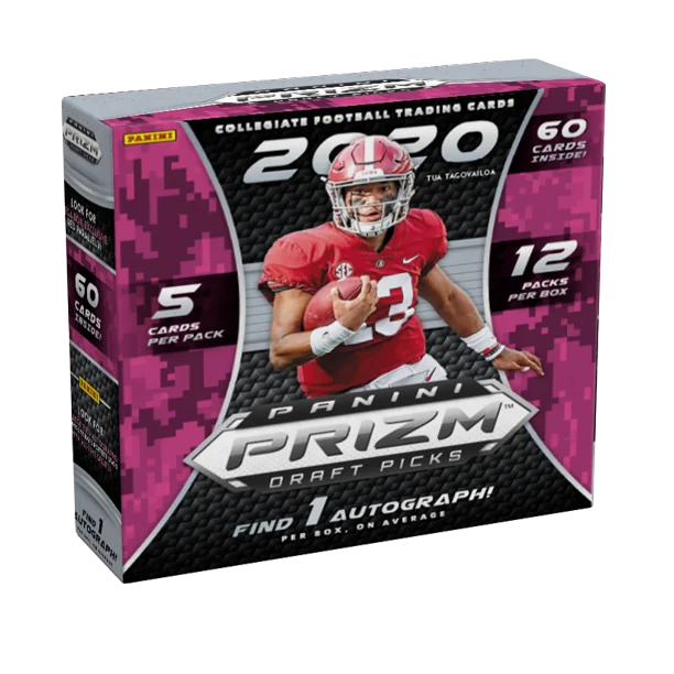 2020 Panini Prizm Collegiate Draft Picks Football Mega Box