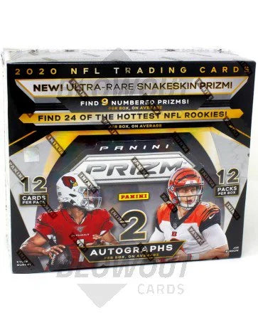 2020 Panini Prizm Football Hobby 12 Box Case (Ships Sealed Only)