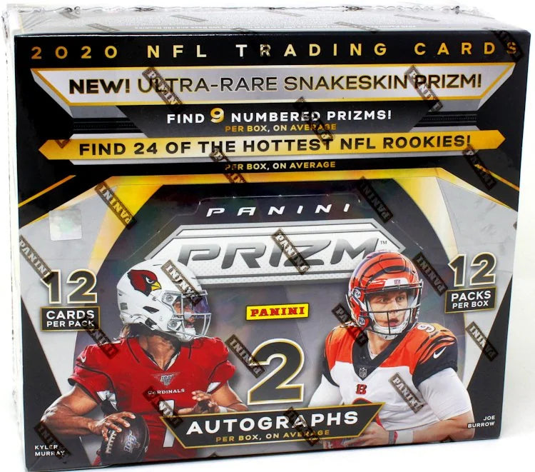 2020 Panini Prizm Football Hobby 12 Box Case