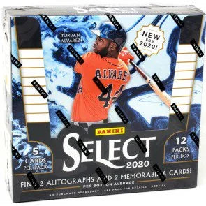 2020 Panini Select Baseball Hobby Box (Ships Sealed Only)
