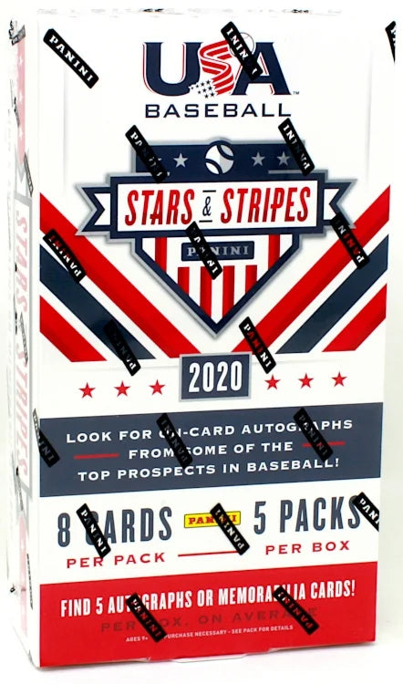 2020 Panini Stars and Stripes Baseball Hobby 20 Box Case