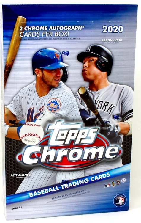 2020 Topps Chrome Baseball Hobby 12 Box Case
