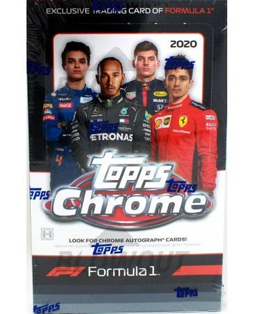 DRAFT - 2020 Topps Chrome Formula 1 Racing Hobby Case | 12 Boxes