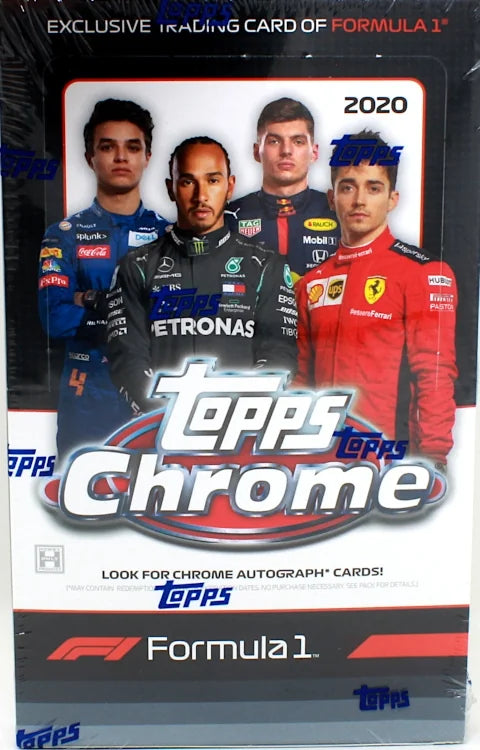 2020 Topps Chrome Formula 1 Racing Hobby 12 Box Case