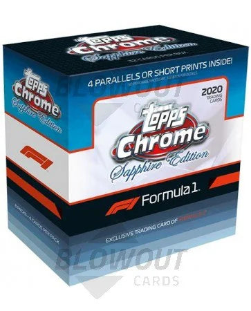 DRAFT - 2020 Topps Chrome Formula 1 Racing Sapphire Edition Box