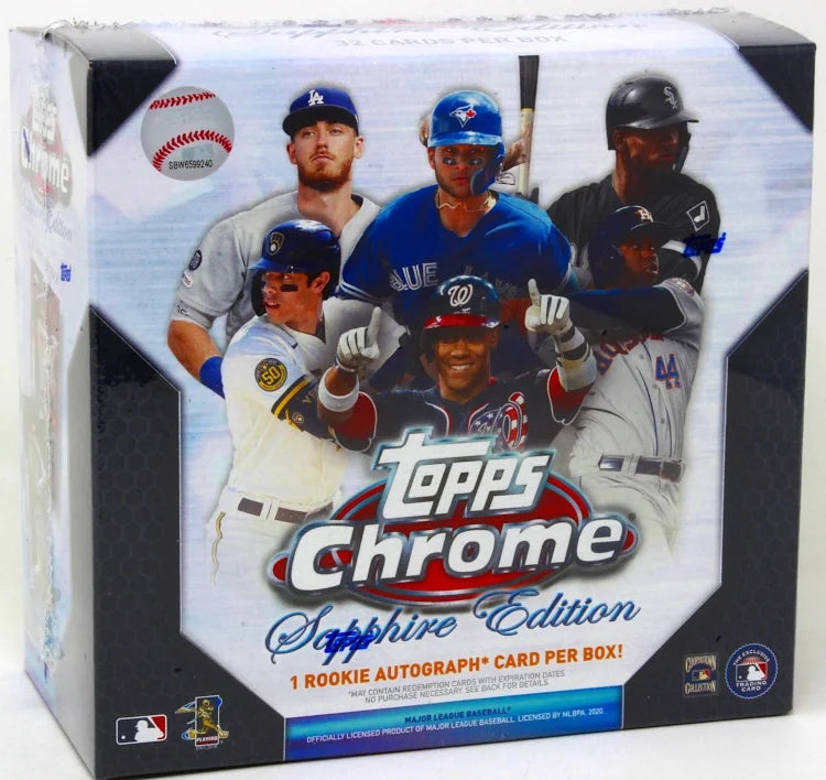 2020 Topps Chrome Baseball Sapphire Edition Box