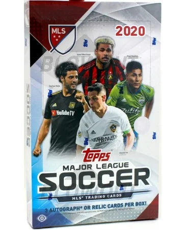 DRAFT - 2020 Topps MLS Soccer Hobby Box | 24 Packs, 8 Cards Per Pack