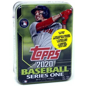 2020 Topps Series 1 Baseball Retail Tin 12 Box Lot