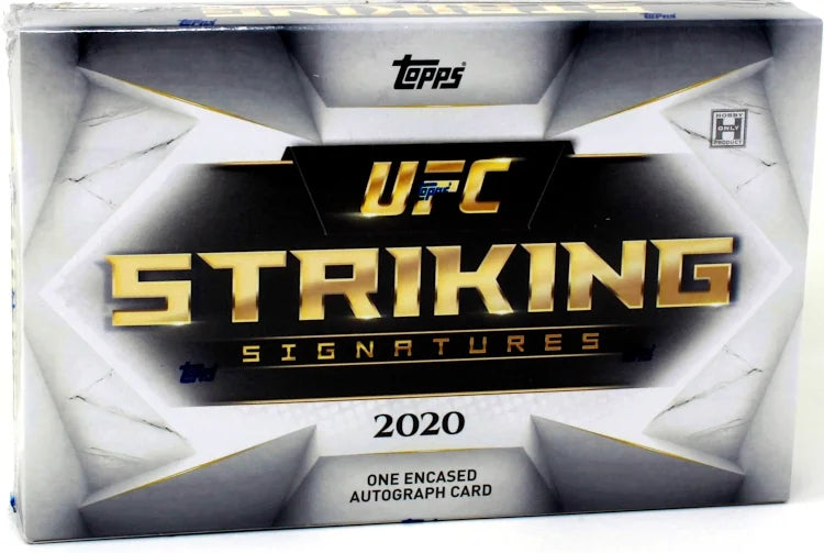 2020 Topps UFC Striking Signatures Hobby 20 Box Case
