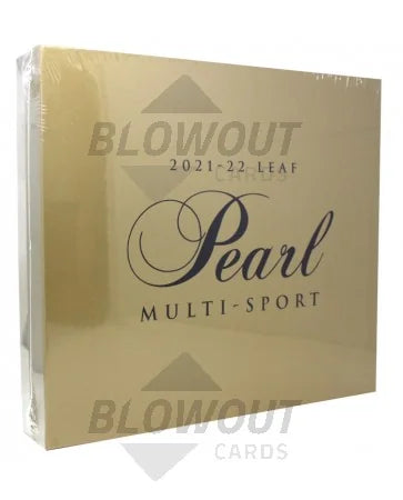 DRAFT - 2021-22 Leaf Pearl Multi-Sport 2-Box Case | Sealed