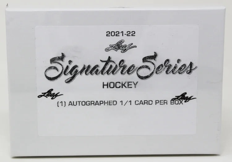 2021-22 Leaf Signature Series Hockey Box