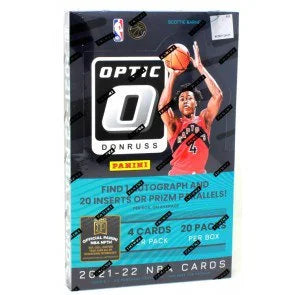 2021 22 Panini Donruss Optic Basketball Hobby Box (Ships Sealed Only)