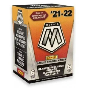 2021/22 Panini Mosaic Road to FIFA World Cup Soccer Blaster 20 Box Lot