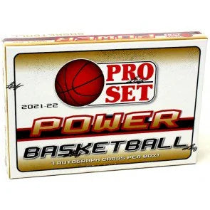 2021 22 Pro Set Power Basketball Hobby Box Leaf (Ships Sealed Only)