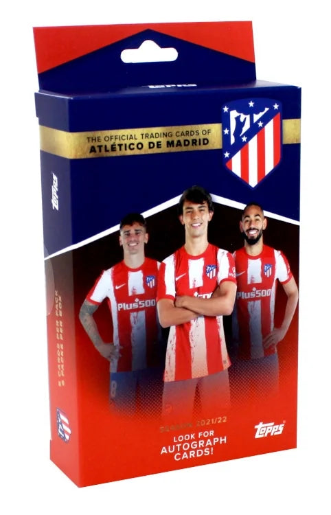 2021-22 Topps Atletico De Madrid Soccer Team Set 36 Box Case