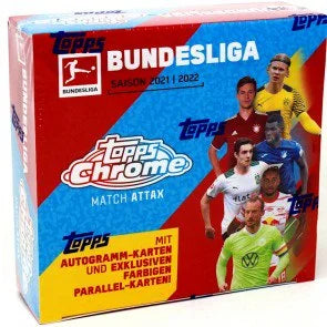 2021/22 Topps Chrome Bundesliga Match Attax Soccer Box