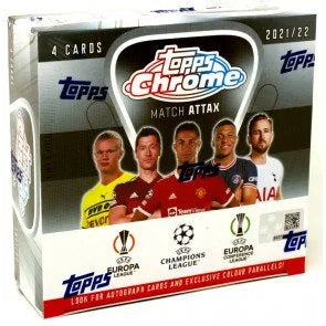 DRAFT - 2021-22 Topps Chrome UEFA Match Attax Soccer | 16-Box Case