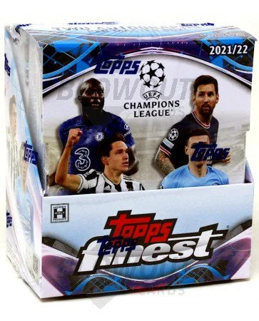 DRAFT - 2021-22 Topps Finest UEFA Champions League Soccer Hobby Case | 8 Boxes