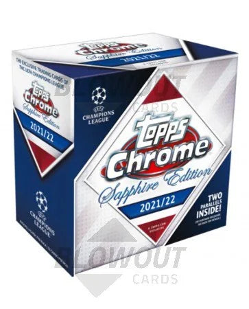 DRAFT - 2021-22 Topps UEFA Champions League Chrome Sapphire Edition | 10-Box Case