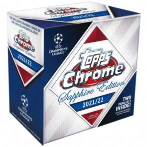2021/22 Topps UEFA Champions League Chrome Soccer Sapphire Edition Box