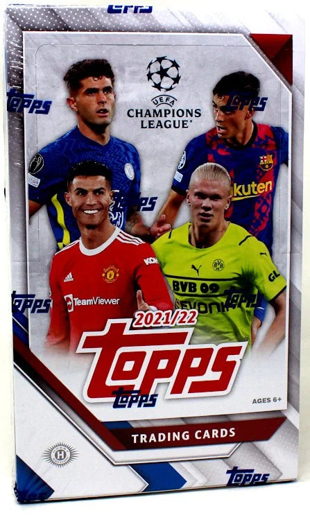 2021-22 Topps UEFA Champions League Collection Soccer Hobby 12 Box Case