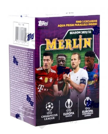 2021 22 Topps UEFA Champions League Merlin Chrome Blaster Box