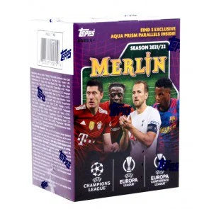 2021 22 Topps UEFA Champions League Merlin Chrome Blaster Box