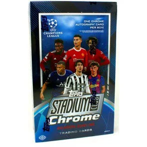 2021/22 Topps UEFA Champions League Stadium Club Chrome Soccer Hobby Box