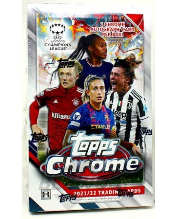 DRAFT - 2021-22 Topps Chrome UEFA Women's Champions League Soccer | 12-Box Case