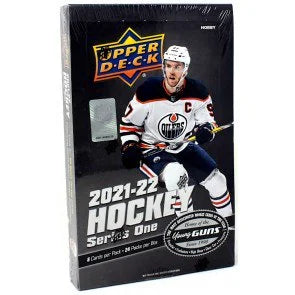 2021 22 Upper Deck Series 1 Hockey Hobby Box 24 Packs (Ships Sealed Only) - B