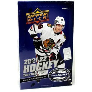 2021 22 Upper Deck Series 2 Hockey Hobby Box (Ships Sealed Only)