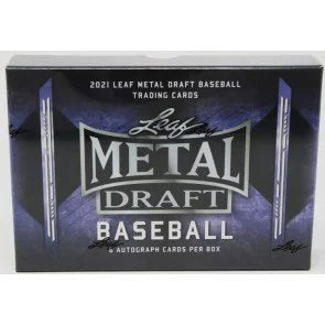 2021 Leaf Metal Draft Baseball Hobby Box (Ships Sealed Only)