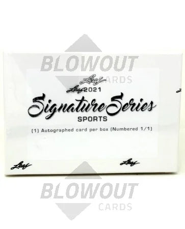 DRAFT - 2021 Leaf Signature Series Sports Edition | 5 Box Lot with Autographed Cards
