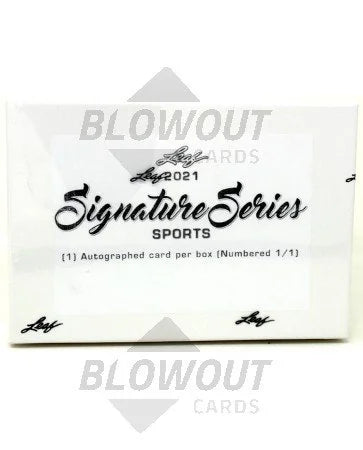 DRAFT - 2021 Leaf Signature Series Sports Edition Box | 1/1 Autograph