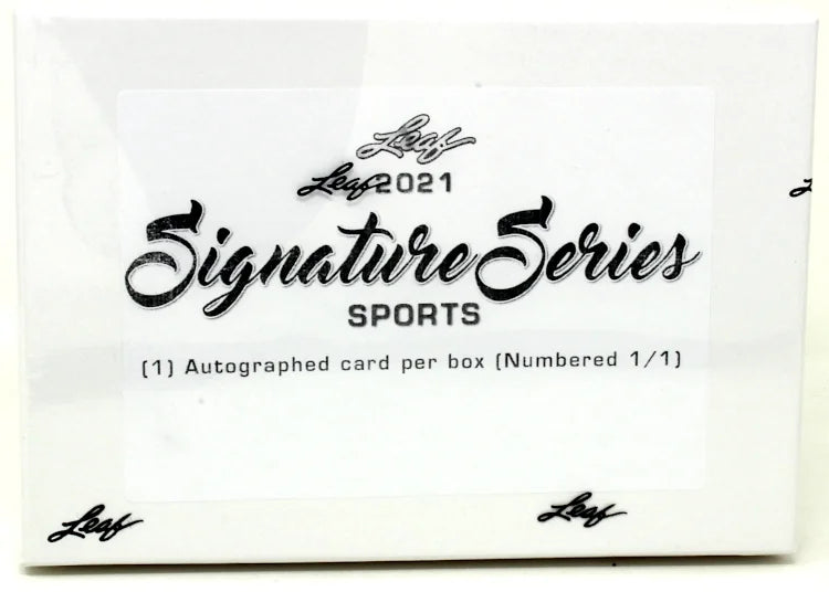 2021 Leaf Signature Series Sports Edition Box
