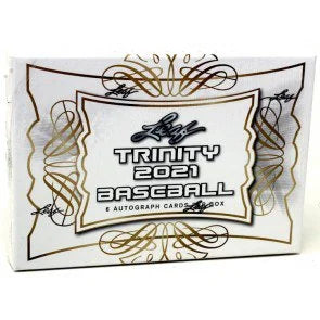 2021 Leaf Trinity Baseball Hobby Box (Ships Sealed Only)